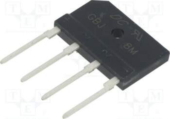 DC COMPONENTS Bridge rectifier: single-phase; Urmax: