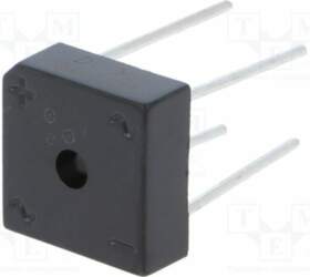 DC COMPONENTS Bridge rectifier: single-phase; Urmax: