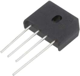 DC COMPONENTS Bridge rectifier: single-phase; Urmax: