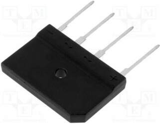 DC COMPONENTS Bridge rectifier: single-phase; Urmax: