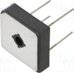 DC COMPONENTS Bridge rectifier: single-phase; Urmax: