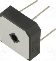 DC COMPONENTS Bridge rectifier: single-phase; Urmax: