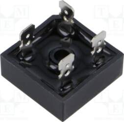 DC COMPONENTS Bridge rectifier: single-phase; Urmax: