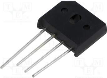 DC COMPONENTS Bridge rectifier: single-phase; Urmax: