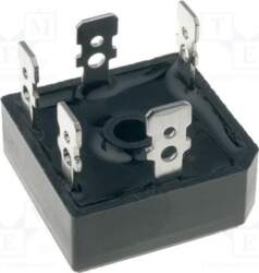 DC COMPONENTS Bridge rectifier: three-phase; Urmax: