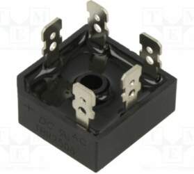 DC COMPONENTS Bridge rectifier: three-phase; Urmax: