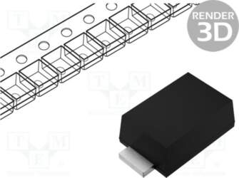 DC COMPONENTS Diode: rectifying; SMD; 50V