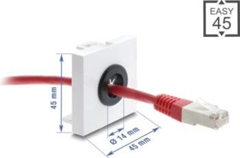 Delock Easy 45 Cable Bushing round