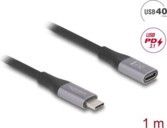 DELOCK USB 40Gbps Cable, TypeC, M/F