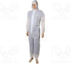 DELTA PLUS Protective coverall; Size: L