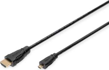 DIGITUS Cable; HDMI plug,micro HDMI