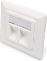 Digitus Wallplate for Keystone Modules, German