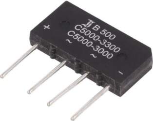DIOTEC SEMICONDUCTOR Bridge rectifier: single-phase; Urmax: