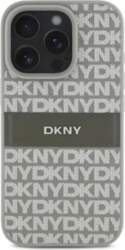 DKNY PU Leather Repeat Pattern Tonal