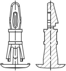 DREMEC Assembly stud; polyamide; L: 7