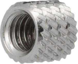 DREMEC Threaded insert; brass; nickel; M5
