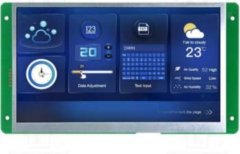 Dwin Technology Display: TFT; 7"; 1024x600