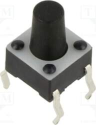 E-SWITCH Microswitch TACT; SPST-NO; Pos: 2