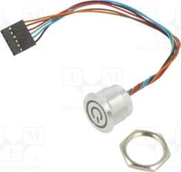 E-SWITCH Switch: capacitive; Pos: 2; SPST-NO