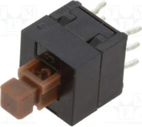 E-SWITCH Switch: push-button; Pos: 2; DPDT