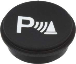 EAO Button; round; Ø21mm; black; 09
