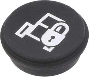 EAO Button; round; Ø21mm; black; 09