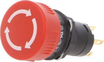 EAO Switch: emergency stop; 16mm; Stabl