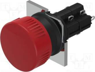 EAO Switch: push-button; 16mm; Stabl.pos: