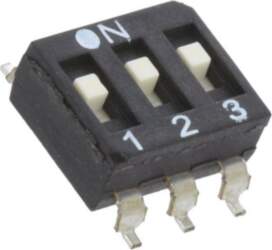 ECE Switch: DIP-SWITCH; Poles number: 3