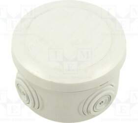 Enclosure: junction box; 80mm; plastic; IP55