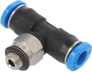 FESTO Tee fitting; threaded,plug-in; -0