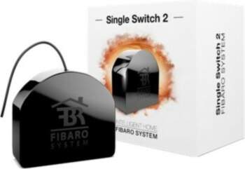 Fibaro single switch 2 Z-Wave black