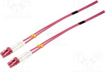 Fiber patch cord; OM4; LC/UPC,both