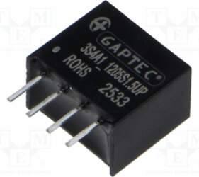 GAPTEC Electronic Converter: DC/DC; 3W; Uin: