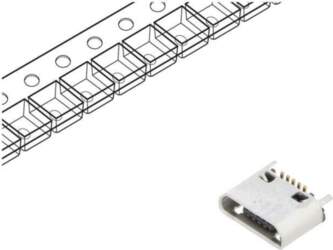 GCT Connector: USB B micro; socket