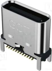 GCT Connector: USB C; socket; SMT