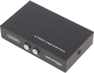 GEMBIRD Switch; USB 2.0; black