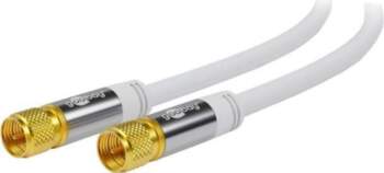 GOOBAY Cable; 5m; F plug,both