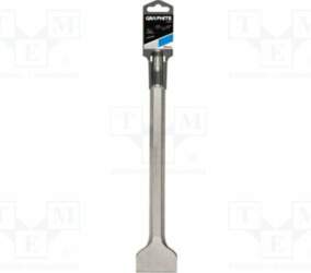 GRAPHITE Chisel; L: 350mm; SDS-Plus®; Tipwidth: