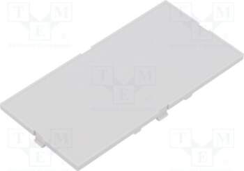 HAMMOND Front panel; 1597; light grey