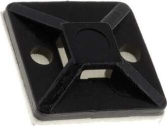 HELLERMANNTYTON Holder; self-adhesive; polyamide; UL94V-2; black