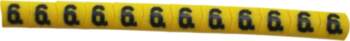 HELLERMANNTYTON Markers; Marking: 6; 1÷3mm; PVC