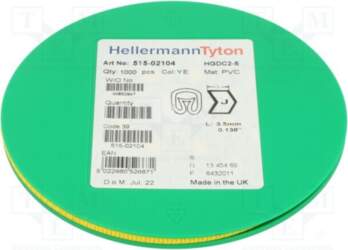 HELLERMANNTYTON Markers; Marking: J; 2÷5mm; PVC