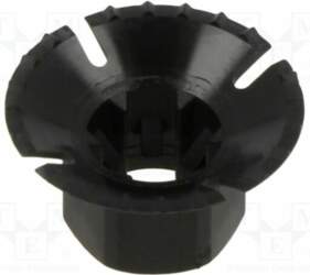 HELLERMANNTYTON Nut; with flange; hexagonal; M6