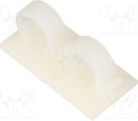 HELLERMANNTYTON Self-adhesive cable holder; Øbundle :