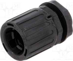 HELLERMANNTYTON Straight terminal connector; Thread: metric