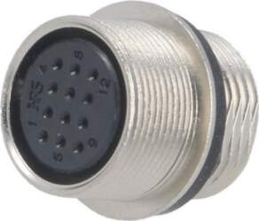 HIROSE Connector: circular; threaded joint; socket