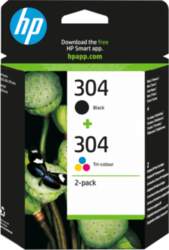 HP 304      Black+Dreifarbig  Tintenpatrone | 3JB05AE
