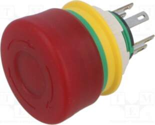 IDEC Switch: emergency stop; 16mm; Stabl