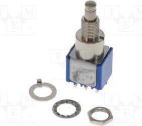 IDEC Switch: push-button; DPDT; ON-ON; Illumin: